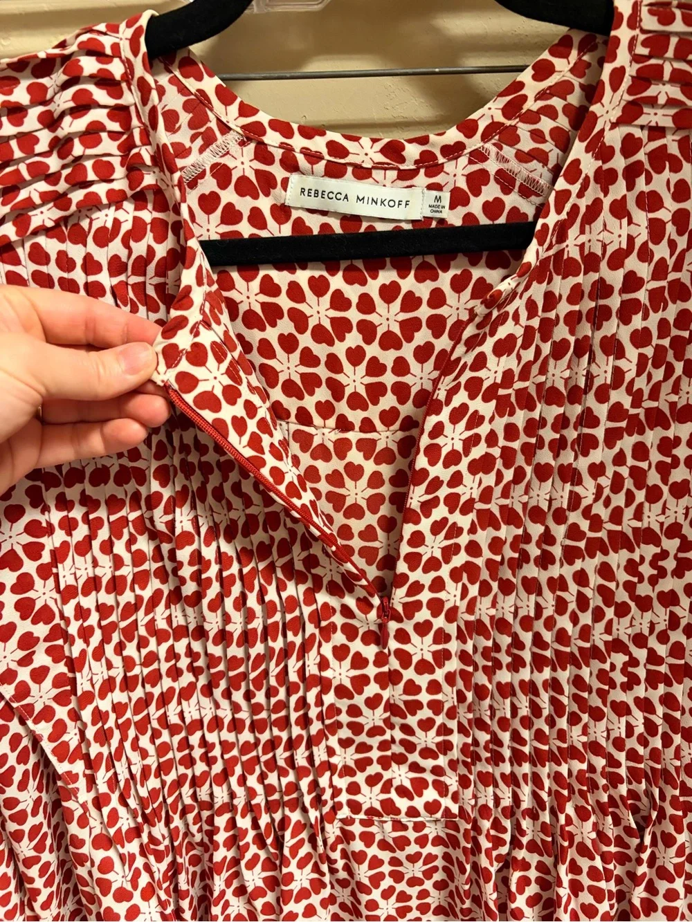 Rebecca Minkoff Red Hearts Matching Set
